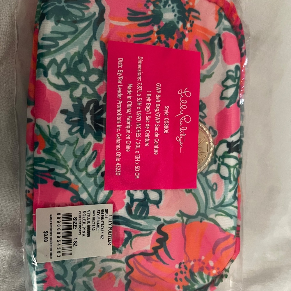 Lilly Pulitzer Belt Bag Soleil Pink - Picture 3 of 4